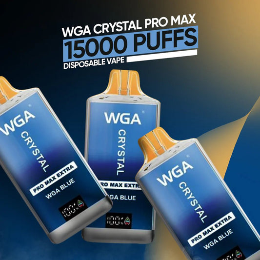 WGA Crystal Pro Max: 15000 Puffs of Pure Vaping Satisfaction - Peak Performance Oils